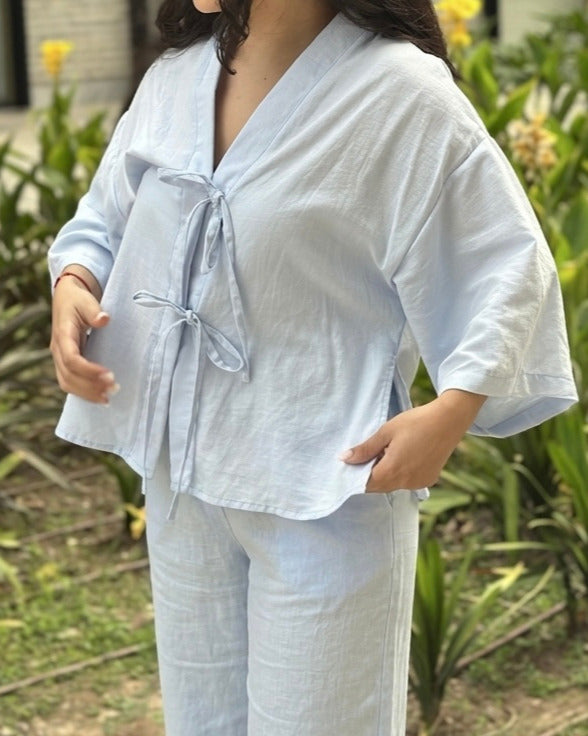 Ensemble Lina bleu ciel