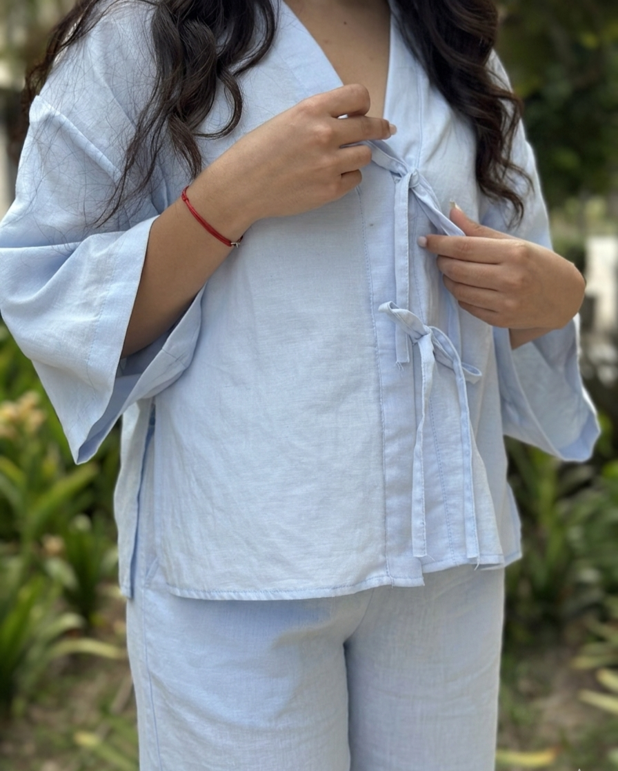 Ensemble Lina bleu ciel