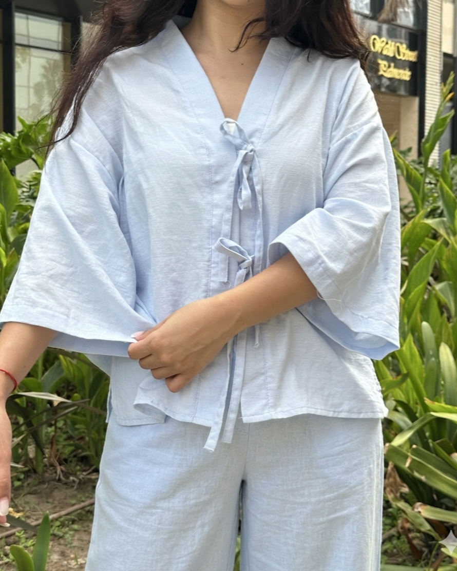 Ensemble Lina bleu ciel